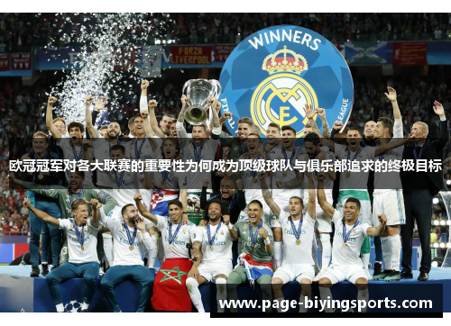 欧冠冠军对各大联赛的重要性为何成为顶级球队与俱乐部追求的终极目标
