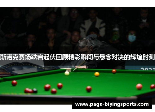 斯诺克赛场跌宕起伏回顾精彩瞬间与悬念对决的辉煌时刻