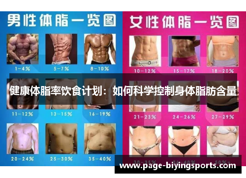 健康体脂率饮食计划：如何科学控制身体脂肪含量